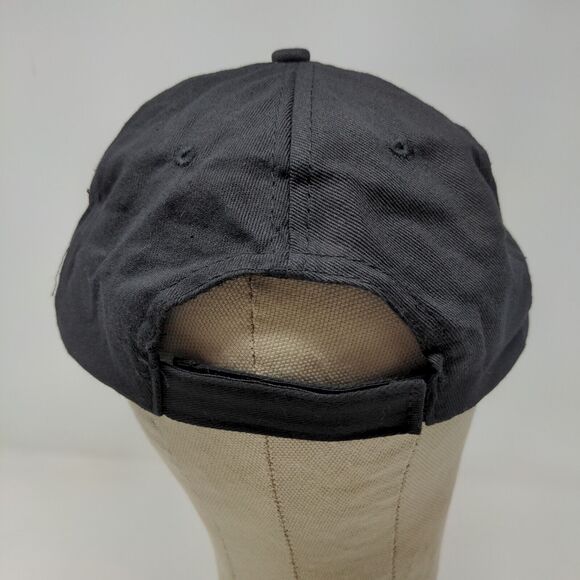 Popular Mechanics Men's Strapback Hat Black Embroidered Logo - Picture 7 of 9